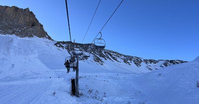 Du soleil mais enneigement m&eacute;diocre