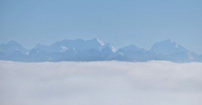 La vue des alpes