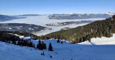 Au dessus de la mer ☁️