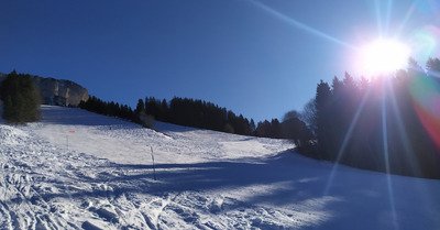 pause midi avec teleski