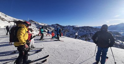 Sarenne en mode carving, , grandiose !