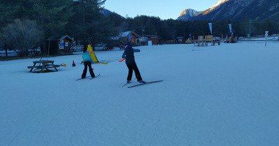 Hockey sur ski de fond aux Alberts