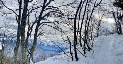 D&rsquo;la fra&icirc;che, du soleil et du f&oelig;hn sur la Pin&eacute;a.