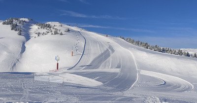 Neige fra&icirc;che et soleil