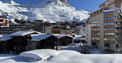 bon sur piste au dessus de 1900 m