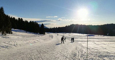 De bonnes conditions en skating &agrave; l'Arselle