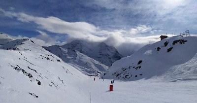 du vent, snowpark ferm&eacute;