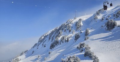 Chamrousse : wow, de la fra&icirc;che et du ciel bleu !