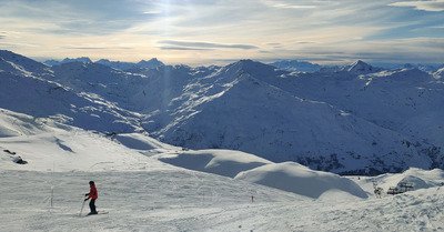 Poudreuse le matin, pistes l'aprem 