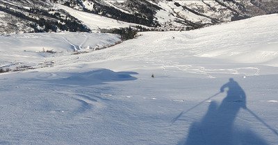 J+4 &agrave; Valmorel : encore de belles lignes &agrave; tracer