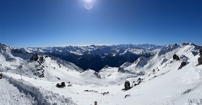 bleu, blanc, neige 🌞