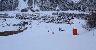Fin de journ&eacute;e &agrave; Bessans (Alpin)