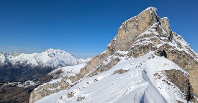 Bleu et blanc au col de la Tulle