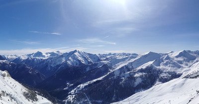 Praloup: d&eacute;marrage du Peguieou vers la Foux d'Allos