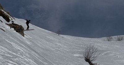 Il fait chaud mais la neige est encore l&agrave;!