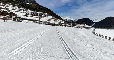 Tr&egrave;s bonnes conditions pour le ski de fond 