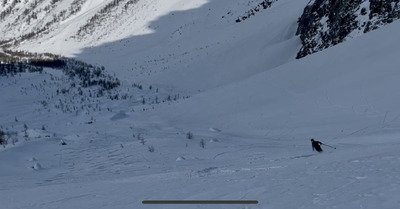 Petit Vallon, bonne neige