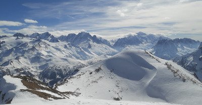 Couloir NE de Bel Oiseau en super condis