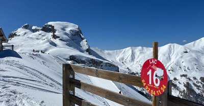Pra Loup : grand bleu et neige au top !