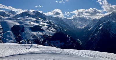 En piste, en compagnie du vent 🙄!