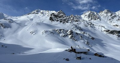 Col de St V&eacute;ran au top depuis la Blanche