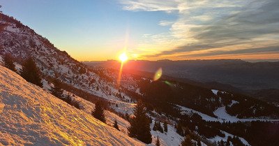 Enfin de la neige dure!!!