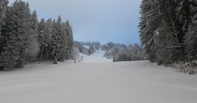 Le matin au Col du Barioz...