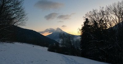 Cr&eacute;puscule &agrave; Saint Pierre de Chartreuse
