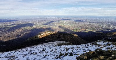 Quasiment pas de neige au Pic d'Escurets (1440m)