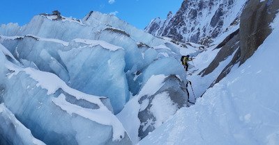 Le glacier d'Argenti&egrave;re a souffert