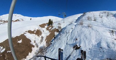 Grand soleil, petite neige