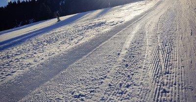 Collet d'Allevard sur les pistes