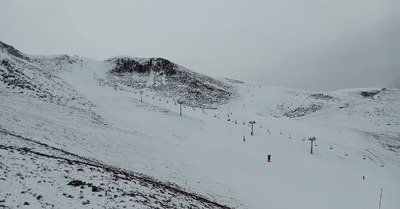 Brouillard et neige pas mal