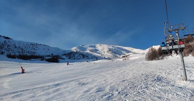 Beau temps be..  neige. Juste neige