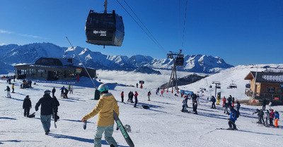 Alpe d'Huez : zen au soleil mais neige dure 