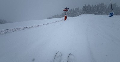 Et oui, ici Hosetlo, il neige..