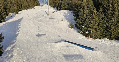 Chamrousse : perfect sunset snowpark