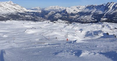 Tr&egrave;s bon ski ..et vent