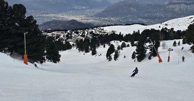 Chamrousse de haut en bas