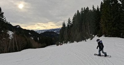 Pas de belles photos, mais de belles descentes