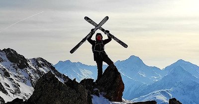 Un beau terrain de jeu, bon grip et neige douce