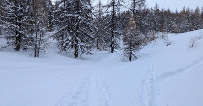remise en forme a Crevoux, direction la Ratelle 