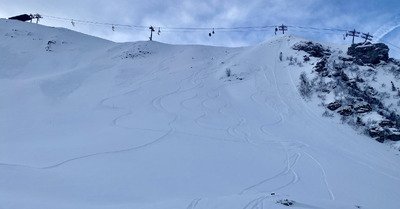 Du bon freeride mais les grands itin&eacute;raires totalement interdits d&rsquo;acc&egrave;s 😓