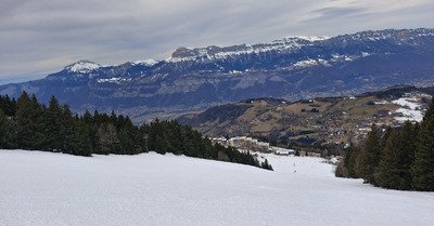 Bonne neige tranquille avant les vacanciers 