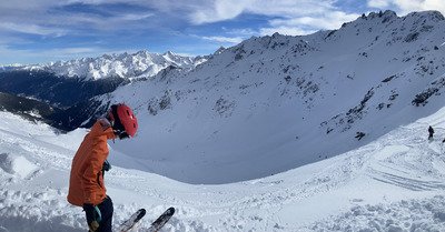 Freeride poudreux; Comment fatiguer son gosse en moins de deux 😅