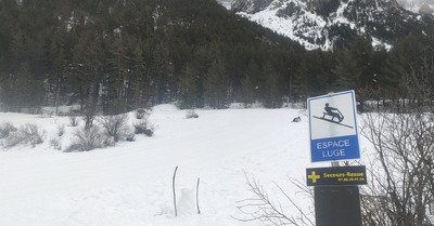 Top conditions pour la luge &agrave; Val des Pr&eacute;s 
