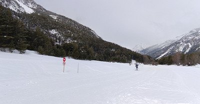 Skating pas tr&egrave;s glissant au Rosier
