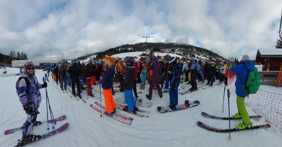 Beaucoup de monde mais bonne glisse