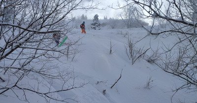 De la neige partout, mais une journ&eacute;e mi-figue mi-raisin