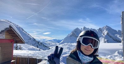 La tribu fait du ski 😂